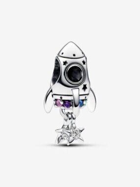 Pandora Space Love Rocket Charm